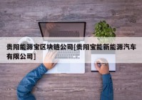 贵阳能源宝区块链公司[贵阳宝能新能源汽车有限公司]